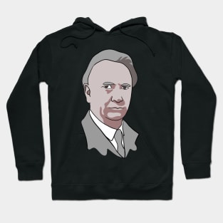 Karl Jaspers Minimal Portrait - Philosophy Hoodie